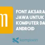 Font Aksara Jawa Untuk Komputer Dan Android