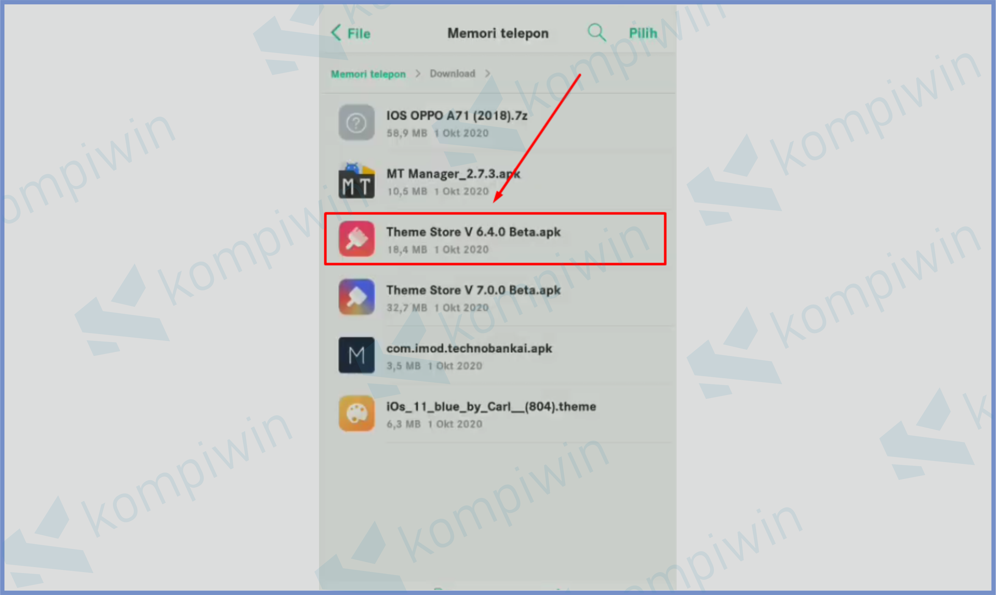 15 Silahkan Install Theme Store V 6.4 - Kumpulan Tema iPhone Untuk HP Oppo