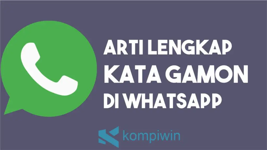 Arti Gamon di WhatsApp