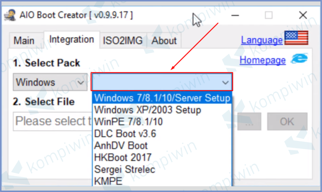13 Pilih Windows Diinstall - Cara Membuat Installer Windows Format GPT dan MBR Dalam 1 Flashdisk