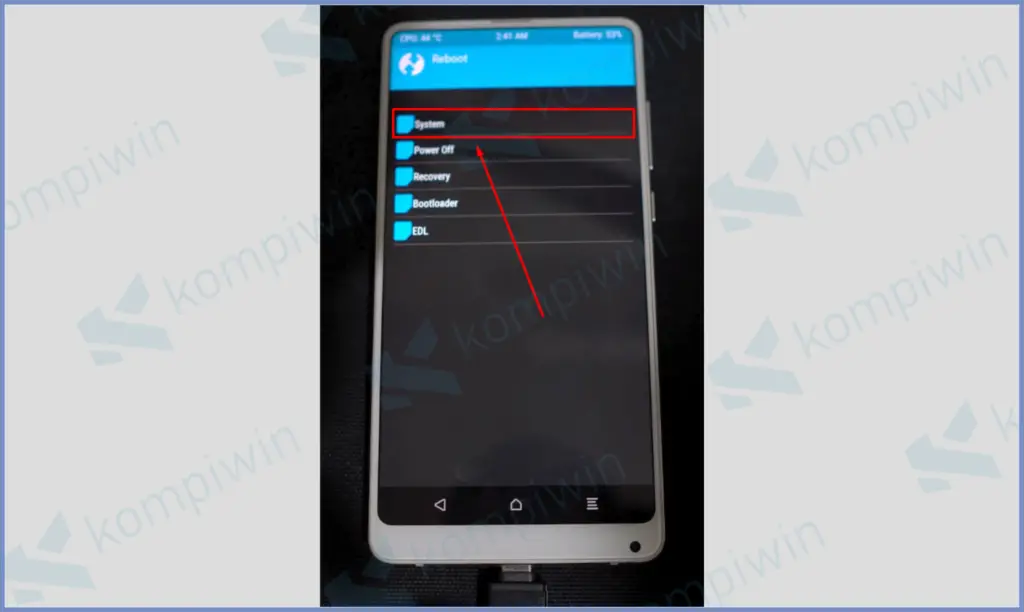 18 Pilih Tombol System - Cara Install Windows 11 di HP Android