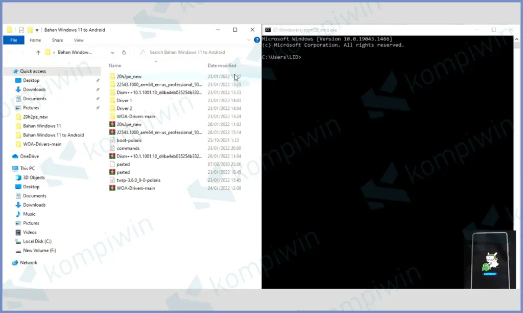 2 Buat Jadi Jendela Multitask - Cara Install Windows 11 di HP Android