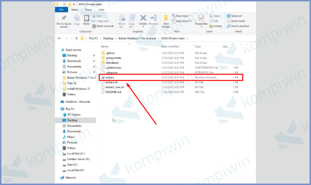 2 Jalankan File Di Dalam Folder WDA - Cara Install Windows 11 di HP Android