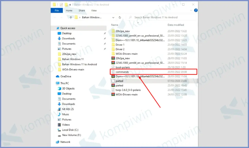 6 Buka File Command - Cara Install Windows 11 di HP Android