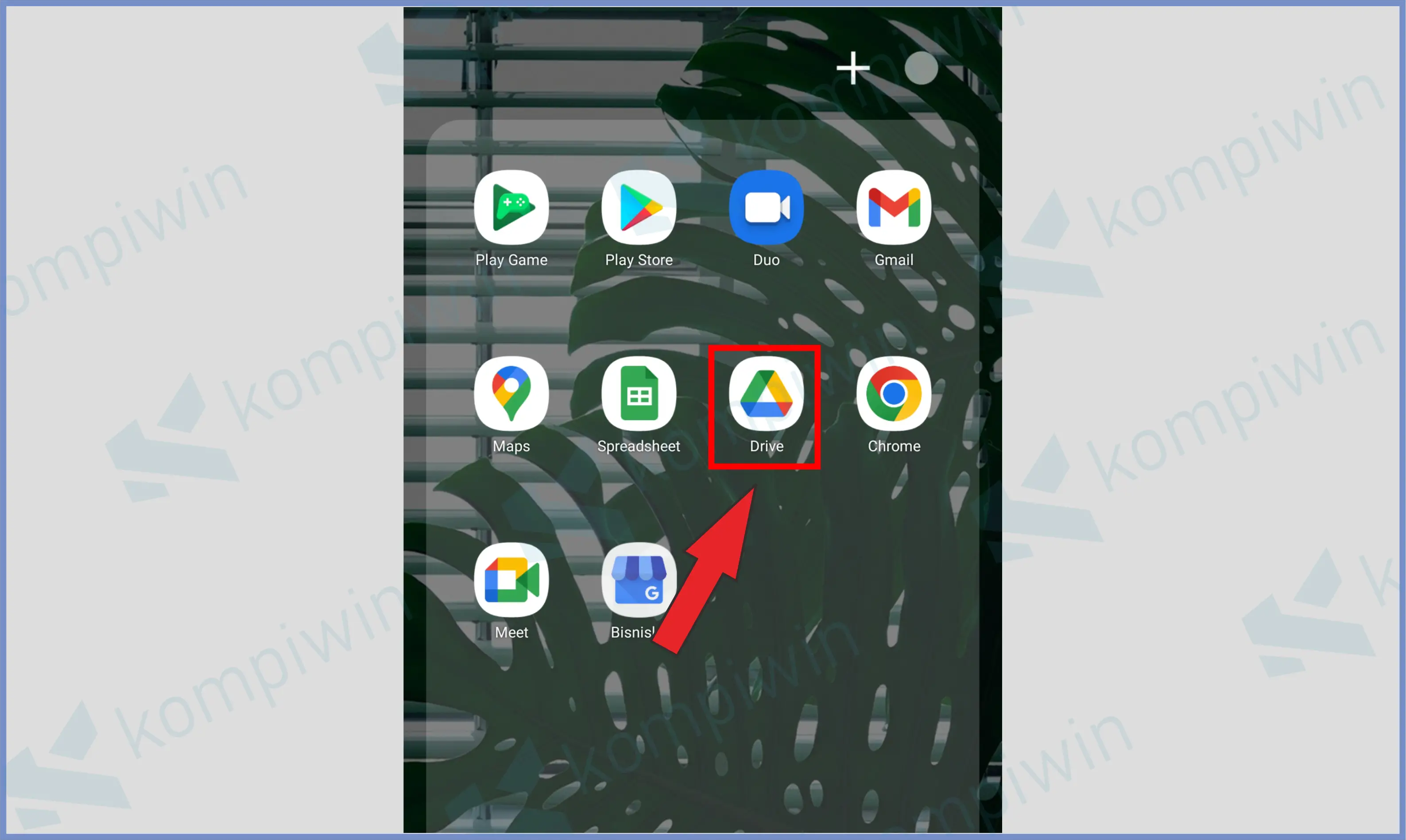 Buka Aplikasi GDrive - Cara Mengatasi Cadangan Google Drive di WhatsApp yang Macet