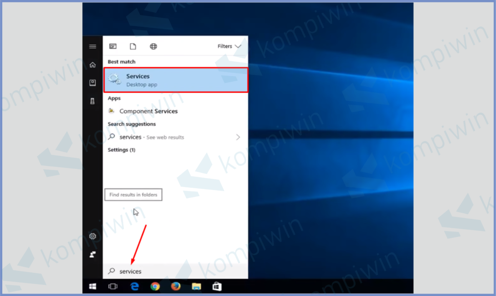 1 Buka Services - Cara Memperbaiki Bluetooth Laptop Tidak Bekerja di Windows 10