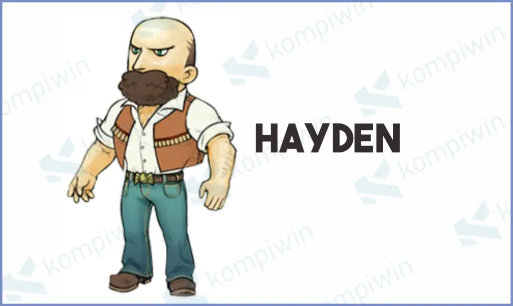 18 Hayden - Penduduk Harvest Moon Animal Parade
