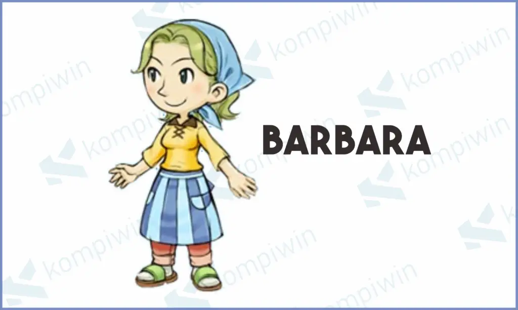 2 Barbara - Penduduk Harvest Moon Animal Parade
