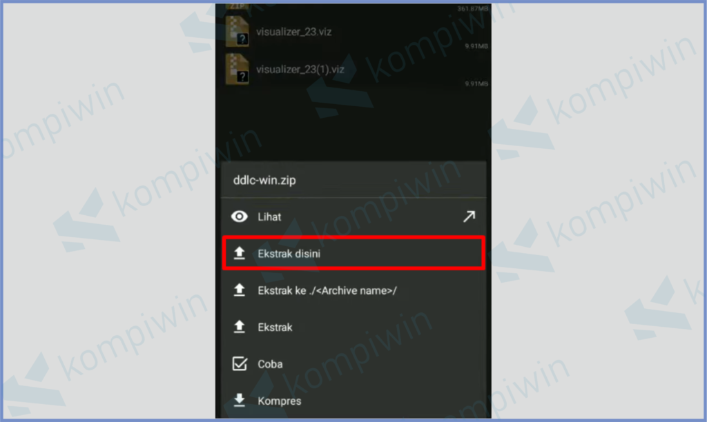 2 Ketuk Tombol Ekstrak - Cara Bermain Game PC di Android