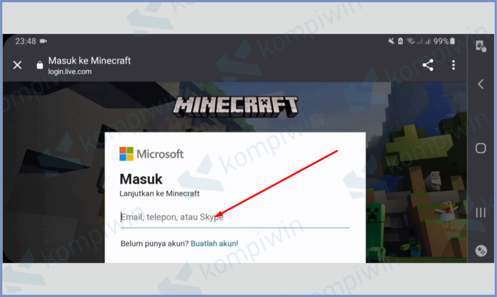 2 Login Microsoft - Cara Main Bareng (Mabar) Minecraft secara Offline dan Online Terbaru