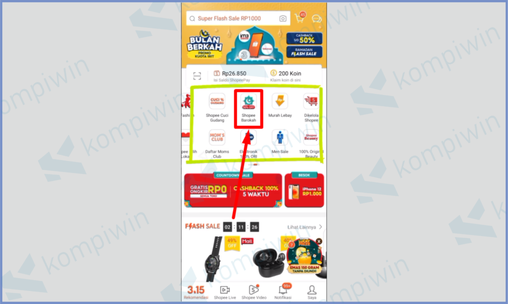 2 Pencet Fitur Shopee Barokah - Cara Menonaktifkan Shopee PayLater Permanen