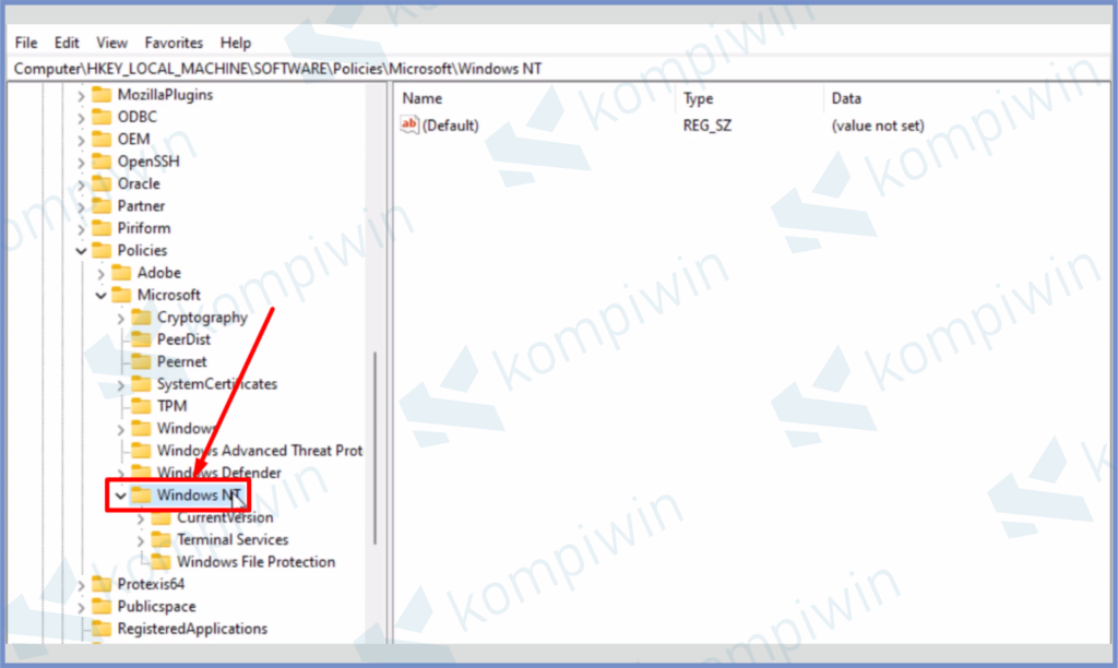 7 Klik Kanan Windows NT - Cara Mengatasi Error 0x0000011b Saat Sharing Printer