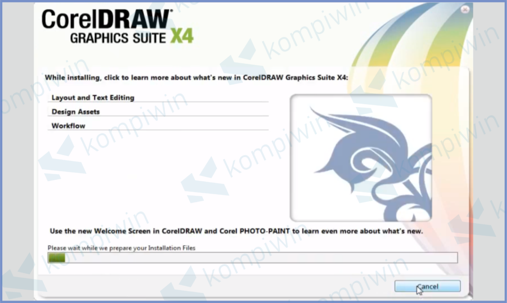 Install CorelDraw X4 - Download CorelDraw X4