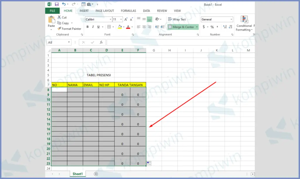 Cara Membuat Presensi Siswa Di Excel Cara Membuat Presensi Siswa Di Excel