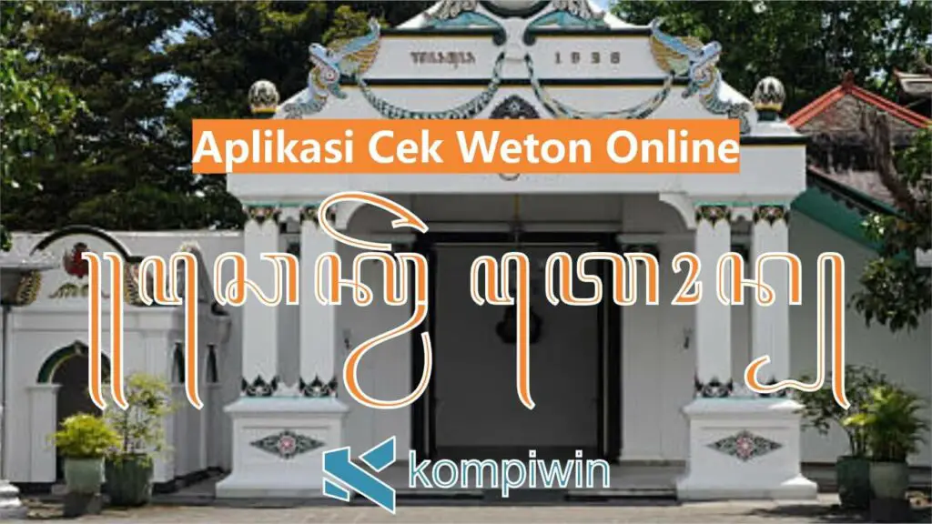 Aplikasi Cek Weton Online