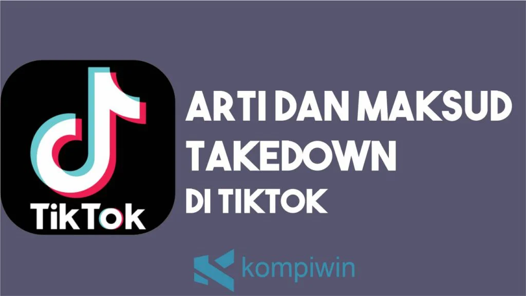 Arti Takedown di TikTok