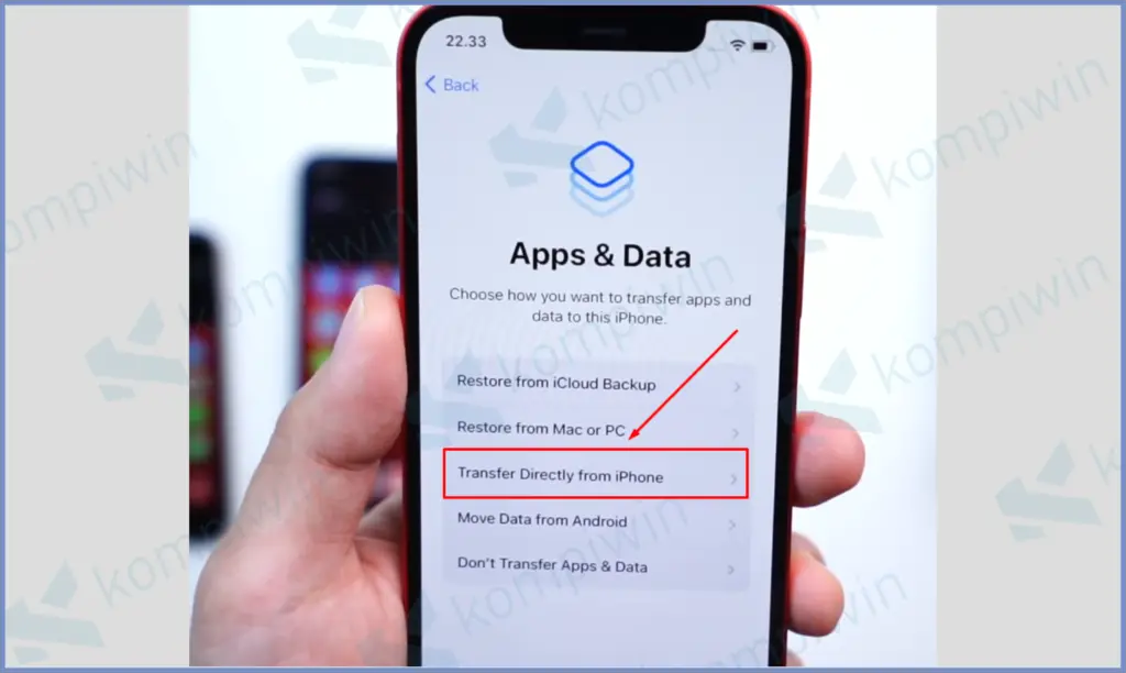 1 Transfer Directly - Cara Memindahkan Data dari iPhone Lama ke iPhone Baru