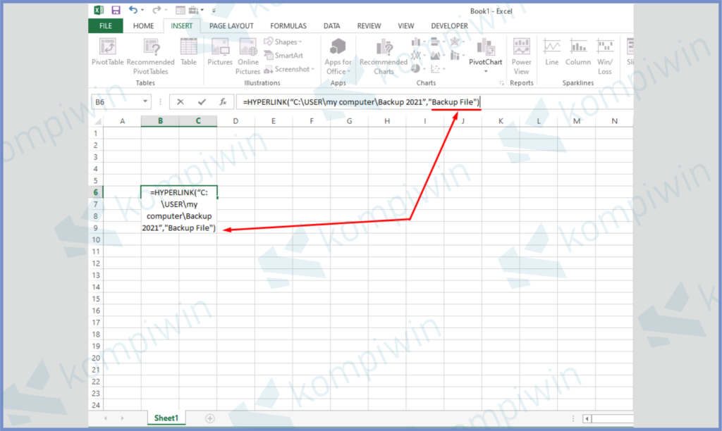 Cara Membuat Hyperlink di Excel Antar File dan Sheet 25
