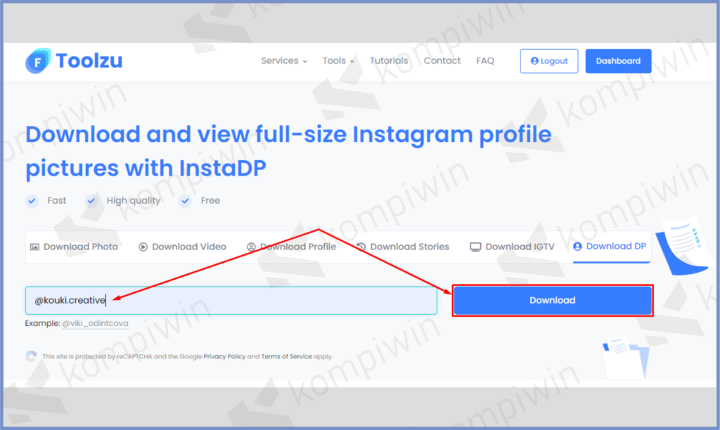 15 Ketikkan Username Search - Cara Download Foto Profil Instagram