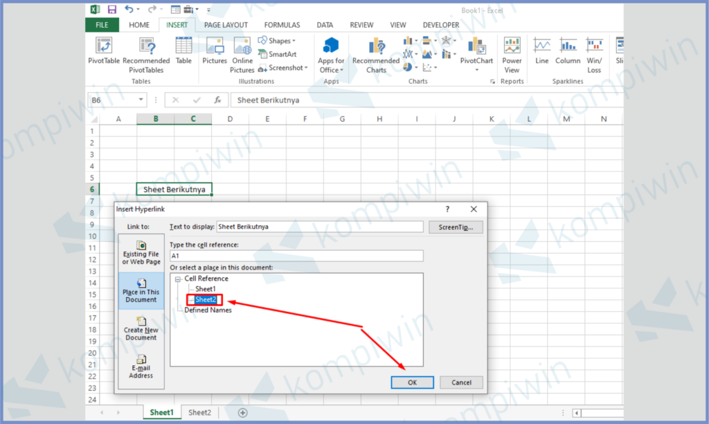 Cara Membuat Hyperlink di Excel Antar File dan Sheet 30