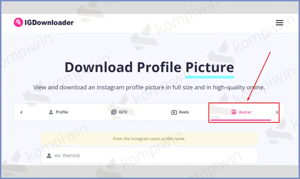16 Pencet Avatar - Cara Download Foto Profil Instagram