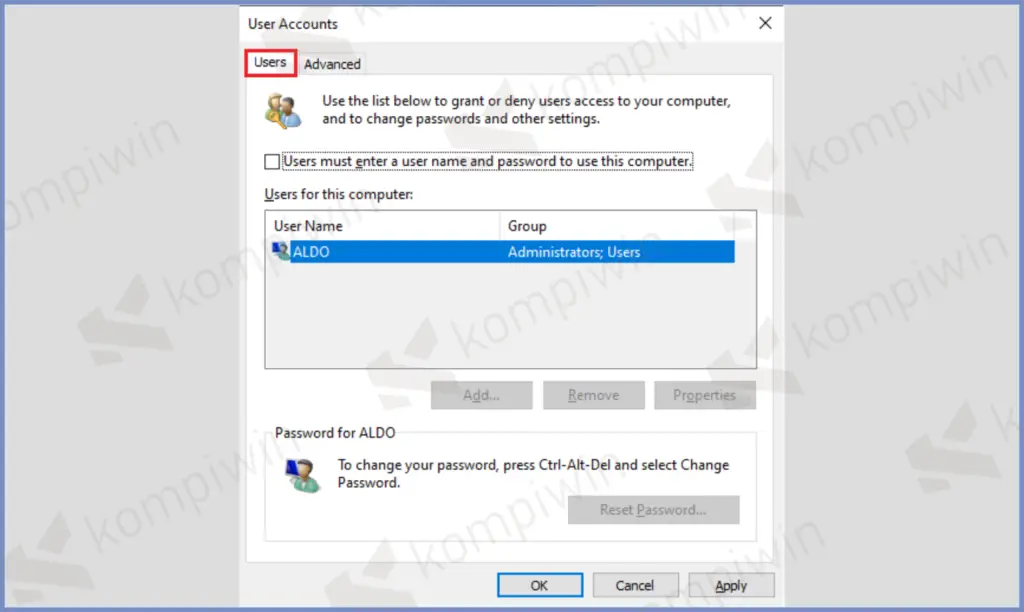 2 Masuk Ke User - Cara Menonaktifkan Login Otomatis di Windows 11