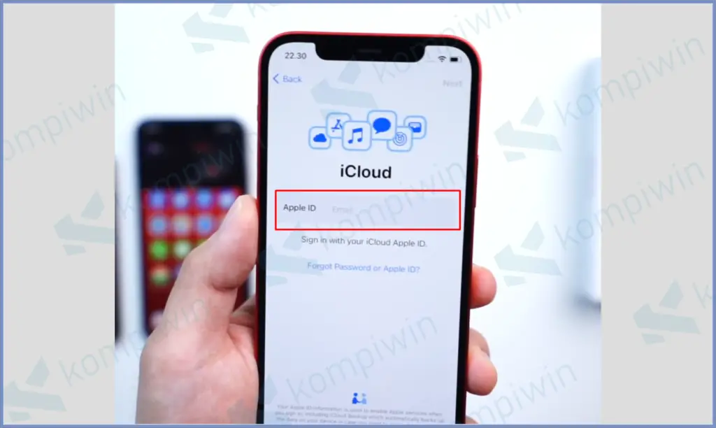 2 Masukkan Apple ID - Cara Memindahkan Data dari iPhone Lama ke iPhone Baru