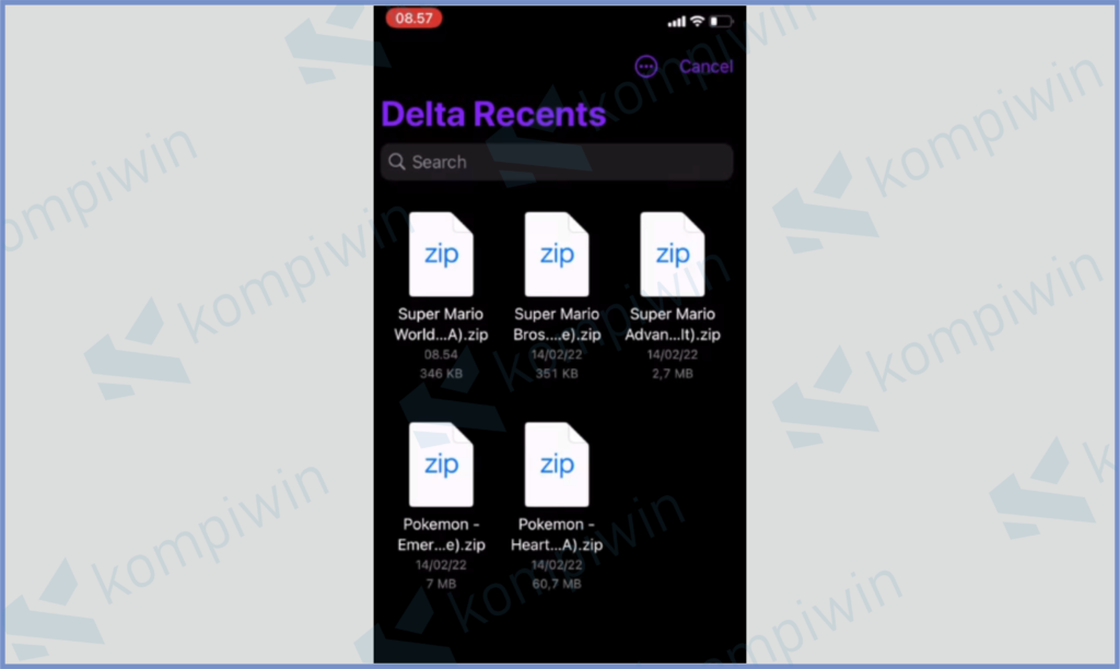23 Pilih Salah Satu File Game - Cara Download Delta Emulator di iPhone dan iPad