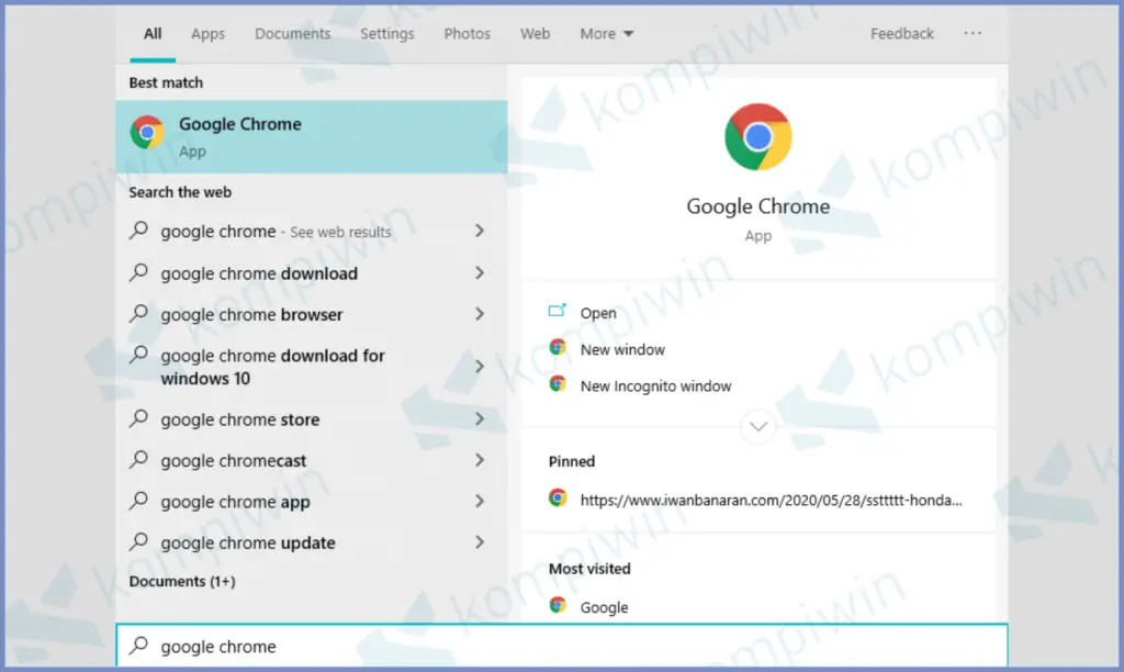 3 Cari Google Chrome - Cara Mengatasi Google Chrome Lag dan Hang