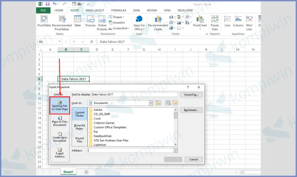 Cara Membuat Hyperlink di Excel Antar File dan Sheet 18