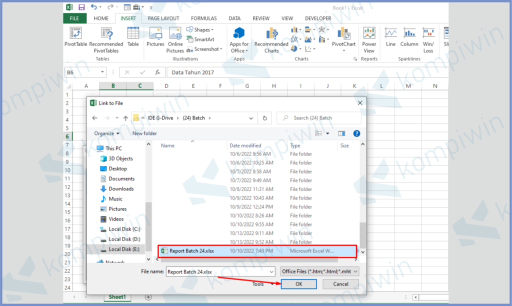 Cara Membuat Hyperlink di Excel Antar File dan Sheet 20