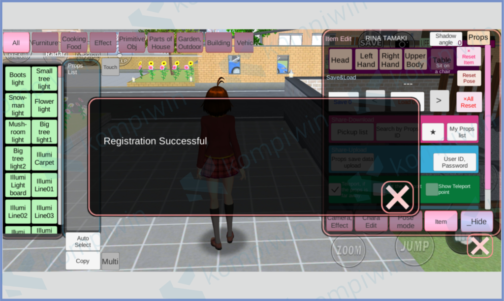 6 Membuat Akun Sukses - Cara Mabar (Main Bareng) di Sakura School Simulator
