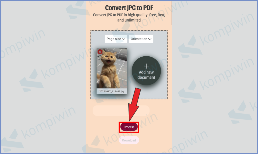 7 Pencet Tombol Poses - Cara Mengubah Foto Menjadi File PDF di HP Android