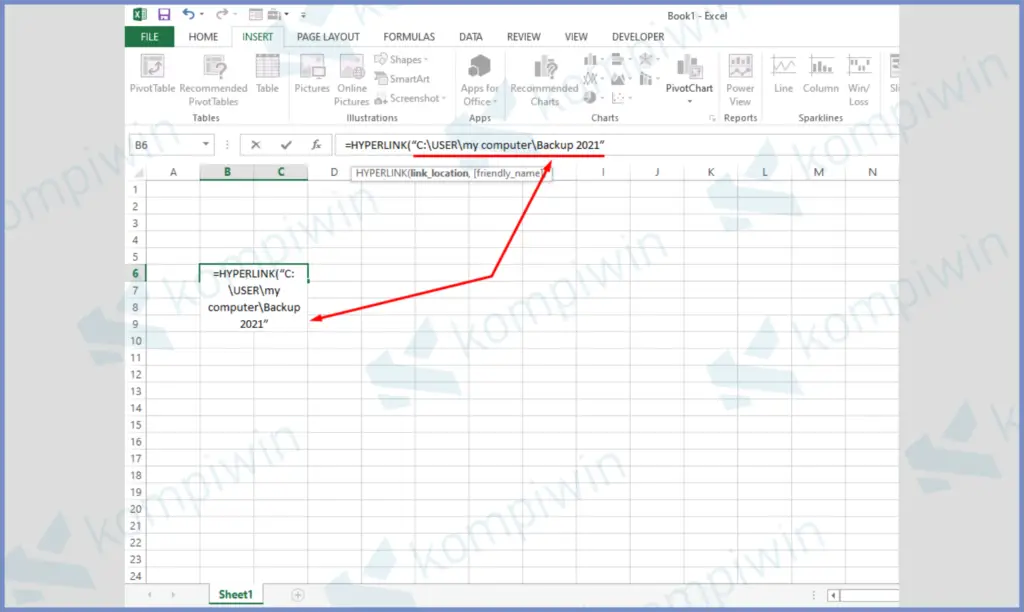 Cara Membuat Hyperlink di Excel Antar File dan Sheet 23