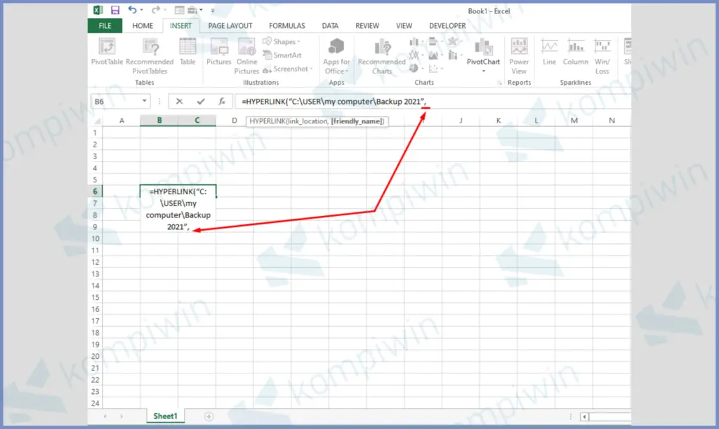 Cara Membuat Hyperlink di Excel Antar File dan Sheet 24