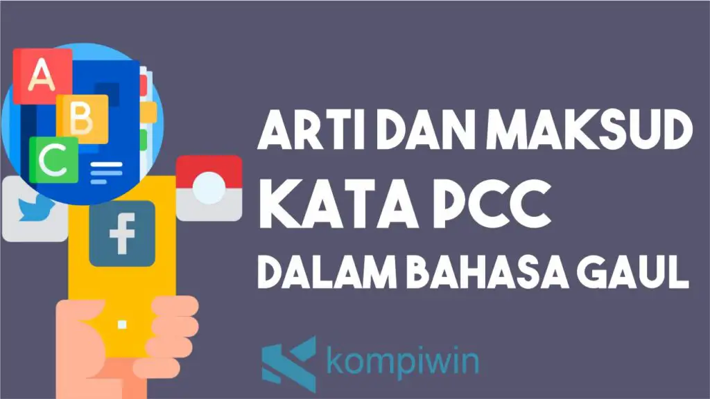 Arti PCC dalam Bahasa Gaul