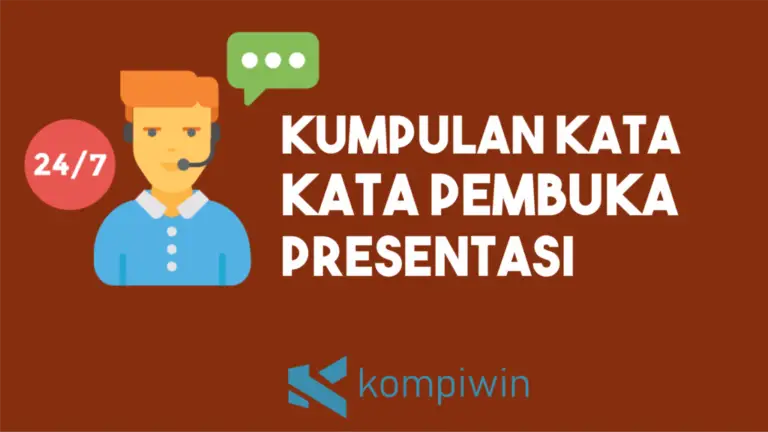 Kata Pembuka Presentasi Seminar Proposal Beinyu Com - Riset