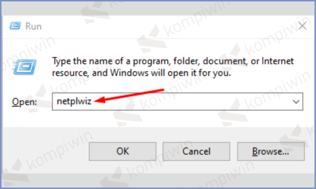 1 Ketikkan Netplwiz - Cara Menghapus PIN di Windows 11