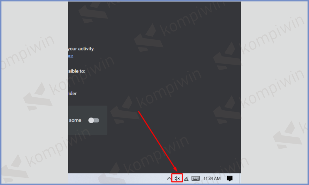 1 Klik Kanan Icon - Cara Mengatasi Mic Laptop Tidak Berfungsi di Windows 10