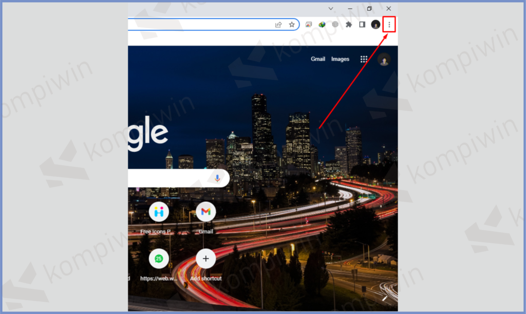 1 Tap Icon Titik Tiga - Cara Menggunakan Line Web di Google Chrome
