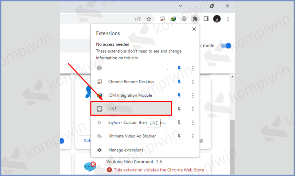 10 Klik Aplikasi Line - Cara Menggunakan Line Web di Google Chrome