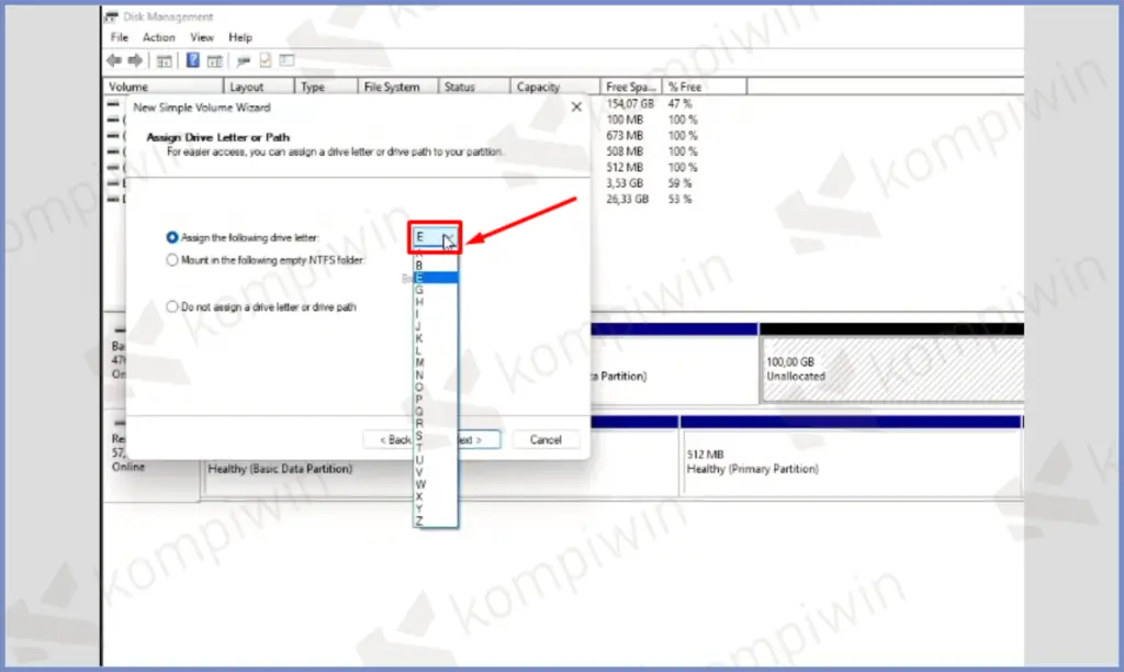 10 Pilih Lokasi Disk - Cara Install Batocera Dualboot Dengan Windows 11