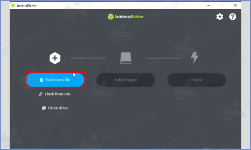 3 Pencet Flash From File - Cara Install Batocera Dualboot Dengan Windows 11