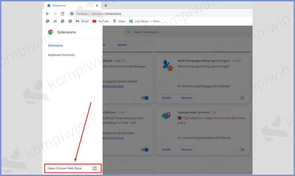 4 Open Chrome Web Store - Cara Menggunakan Line Web di Google Chrome
