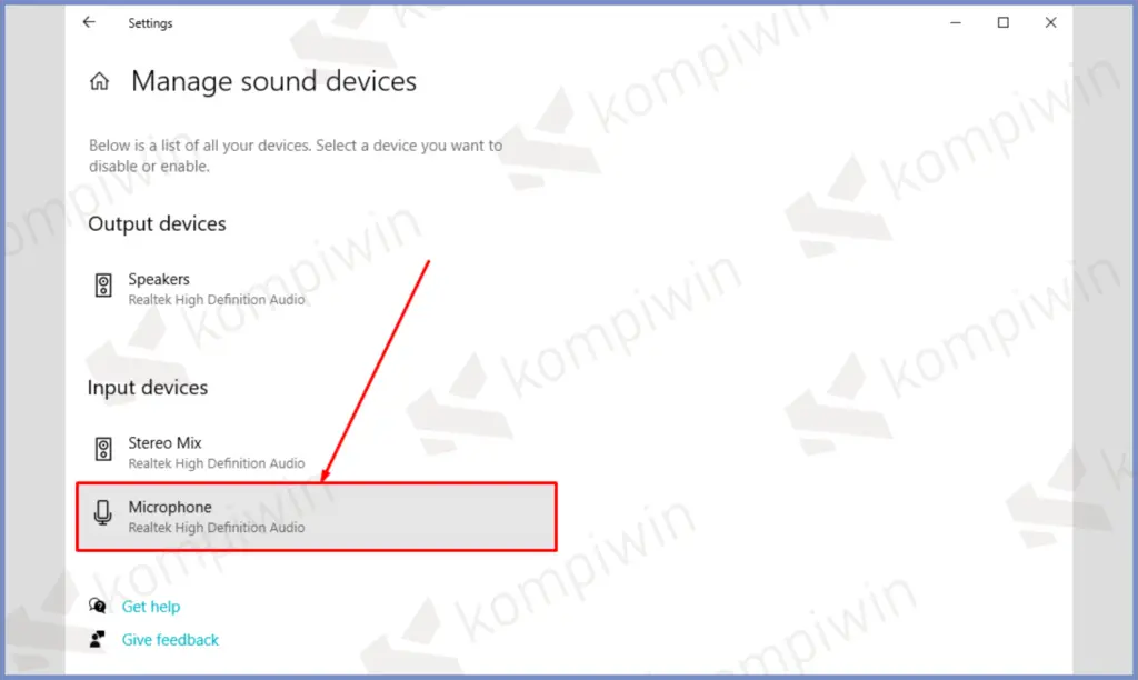 4 Tap Microphone - Cara Mengatasi Mic Laptop Tidak Berfungsi di Windows 10
