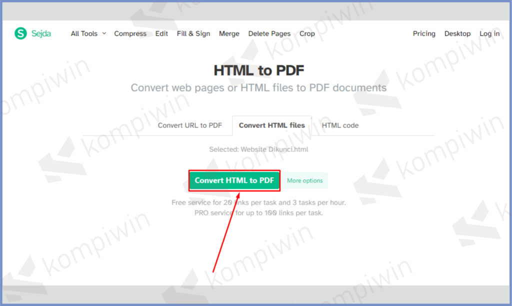 6 Pilih Conver To PDF - Cara Copy Paste Website yang Dikunci (Cukup 5 Menit)