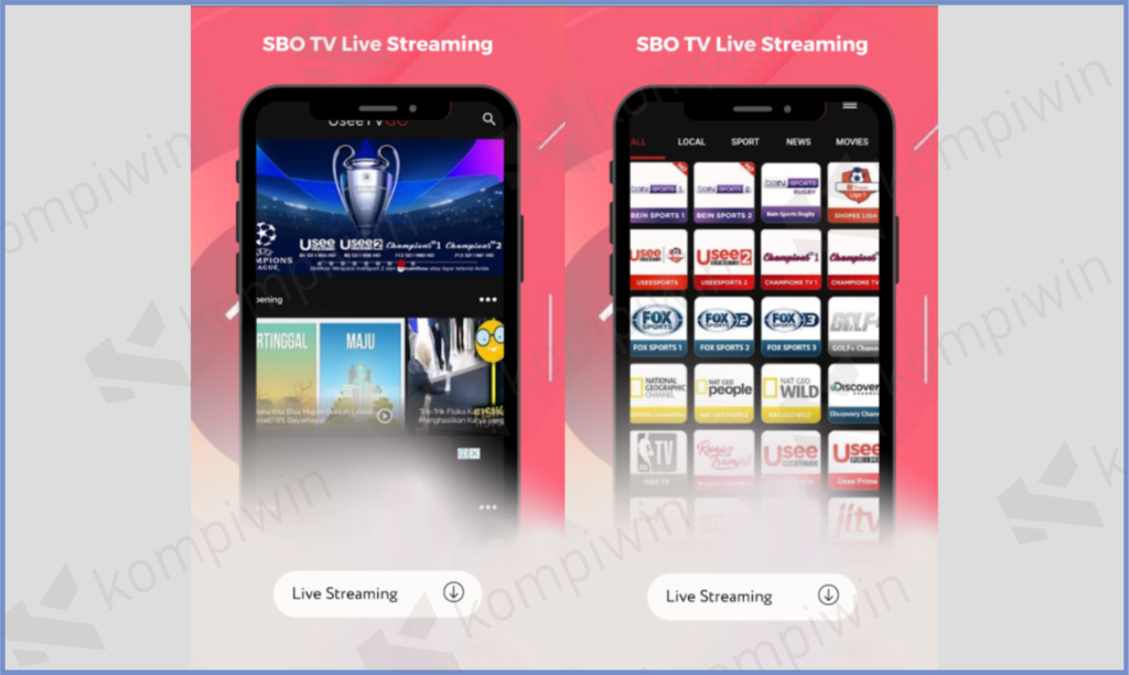 6 SBO TV - Aplikasi Nonton Piala Dunia Qatar 2022