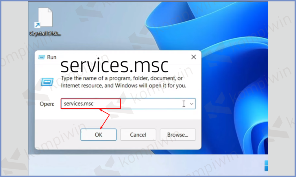1 Ketik Services.msc - Cara Menonaktifkan Update Windows 11 Secara Permanen