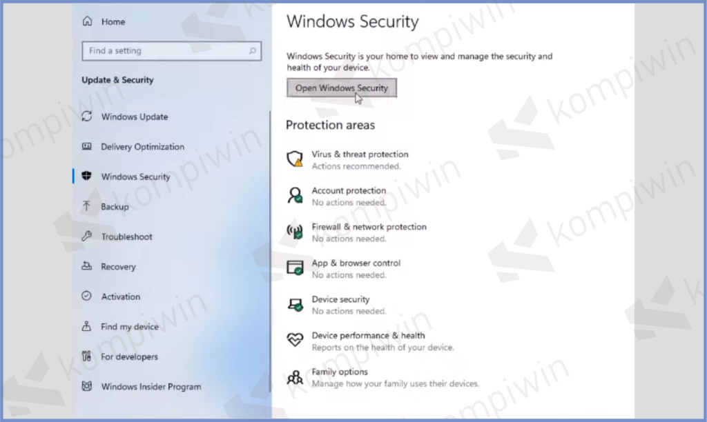 1 Windows Defender - Cara Mengatasi Windows Defender Tidak Bisa Dibuka di Windows 11