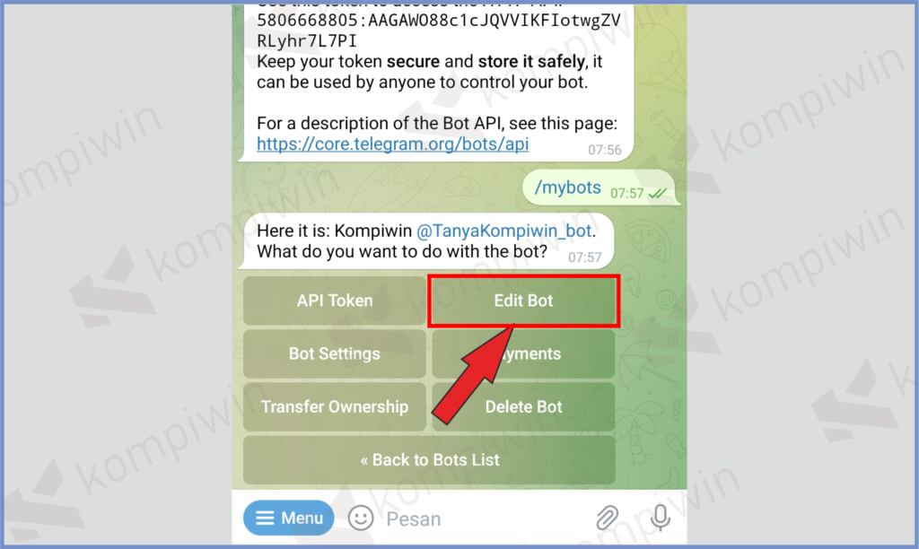 10 Pencet Edit Bot - Cara Membuat Board di Telegram dengan Mudah
